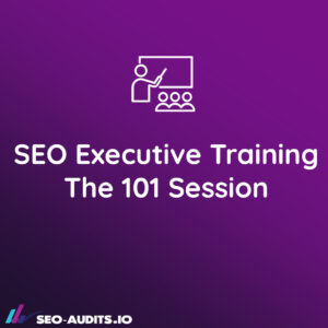 SEO Executive Training: the 101 Session Tickets